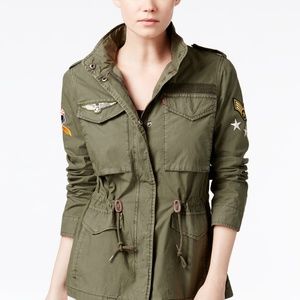 Levi's patched utility jacket